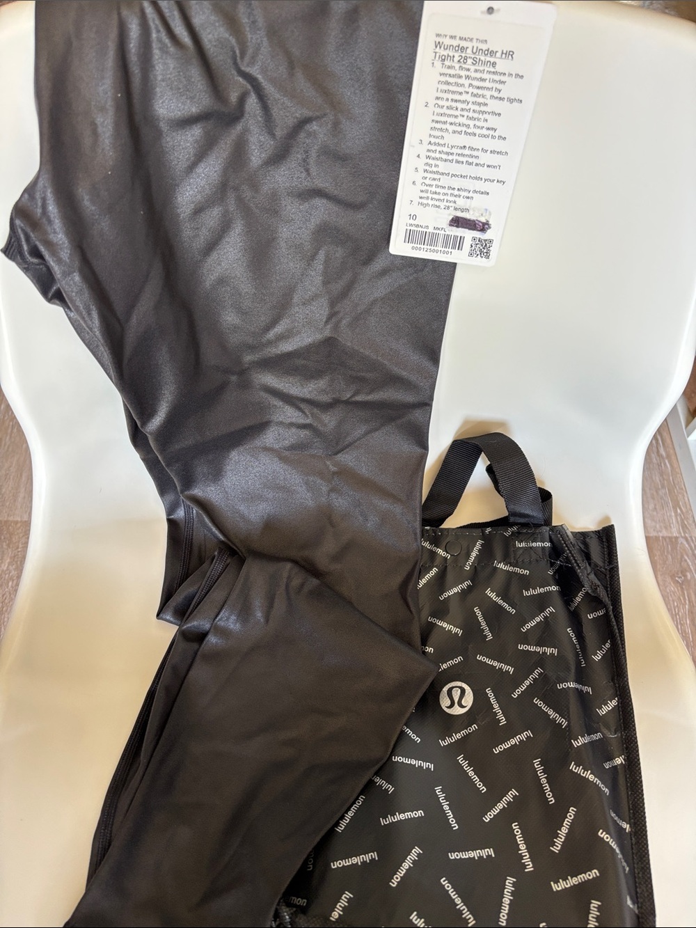 Lululemon Wunder Under High-Rise Tight 28" Shine - Black